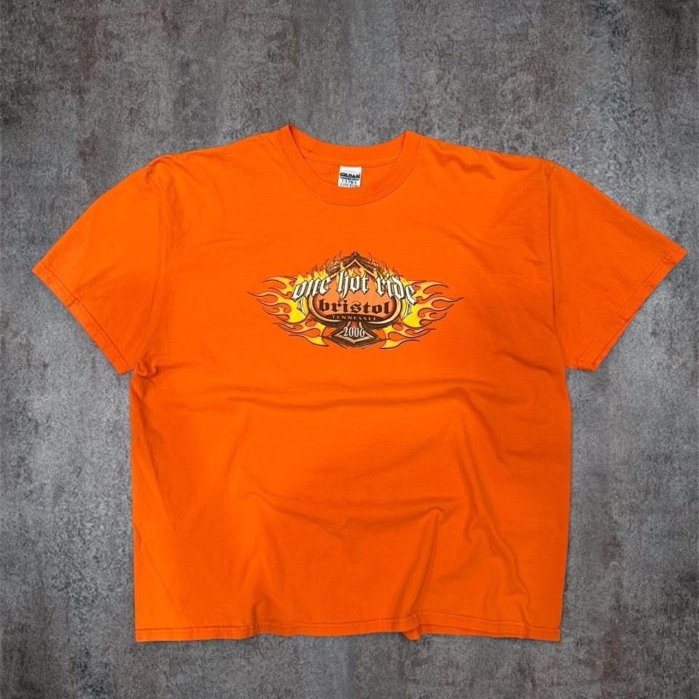vintage "one hot ride" tee.